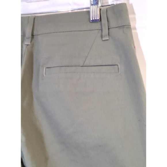 ASOS Chino Shorts Button Fly Womens 28" Waist Khaki Green New - Picture 5 of 10